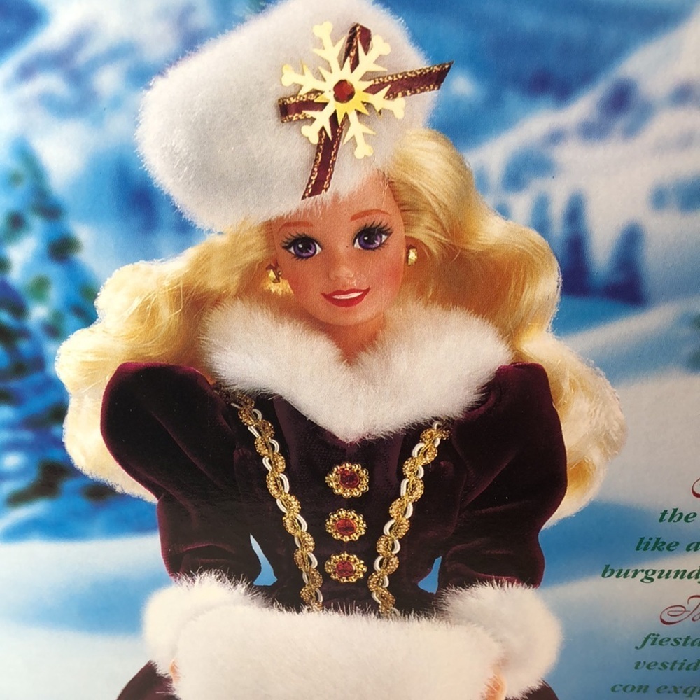 SALE BARBIE 1996 Happy Holidays Doll Mattel Special Edition Collectible NIB NEW - Picture 5 of 8